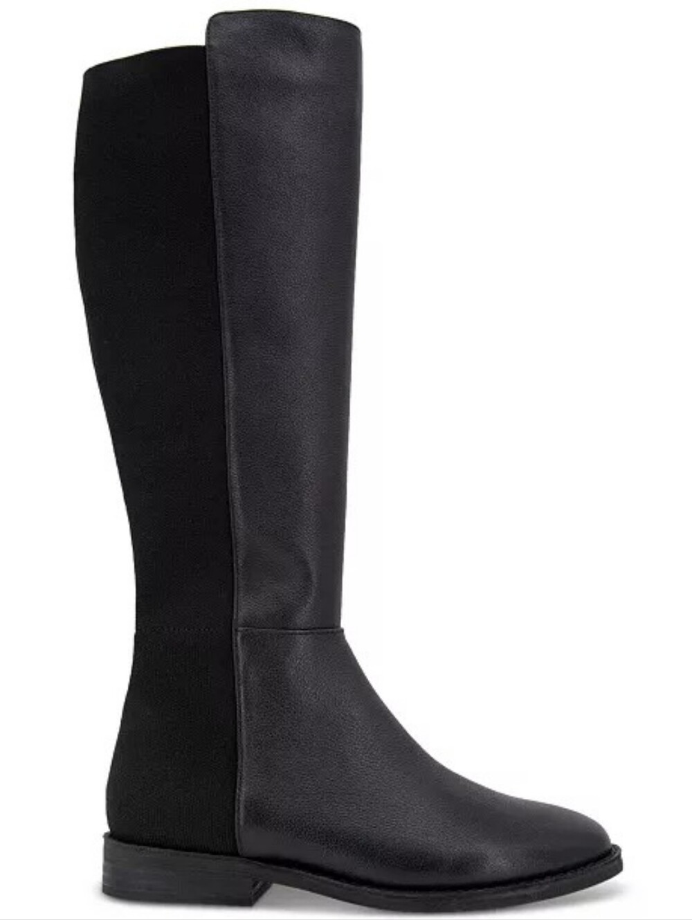 gentle souls Black Leather & Stretch Over-the-Knee Boots 8.5 M